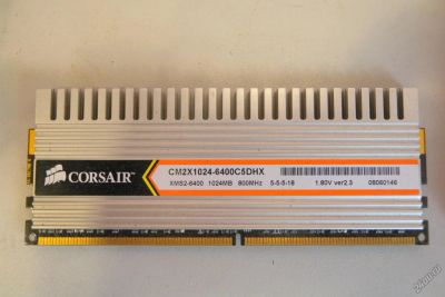 Лот: 5594111. Фото: 1. Corsair 1 Gb DDR2-800. Оперативная память