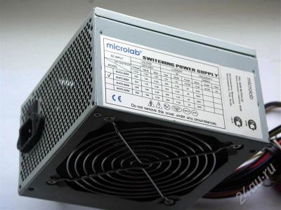 Лот: 689959. Фото: 1. Microlab M-ATX--360W. Корпуса, блоки питания