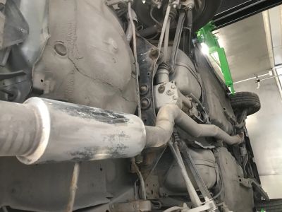 Лот: 14130072. Фото: 1. Выхлоп трасса 76 глушитель subaru... Выхлопная система