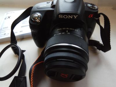 Лот: 10931083. Фото: 1. Sony Alpha A390 + 18-55 Kit... Цифровые зеркальные