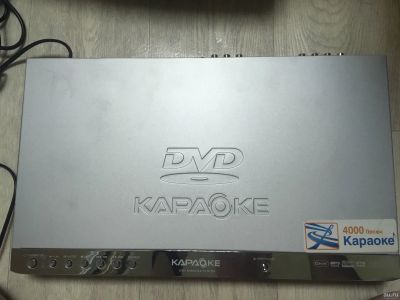 Лот: 13986677. Фото: 1. DVD LG dks-6100 с караоке и микрофоном. DVD, Blu-Ray плееры