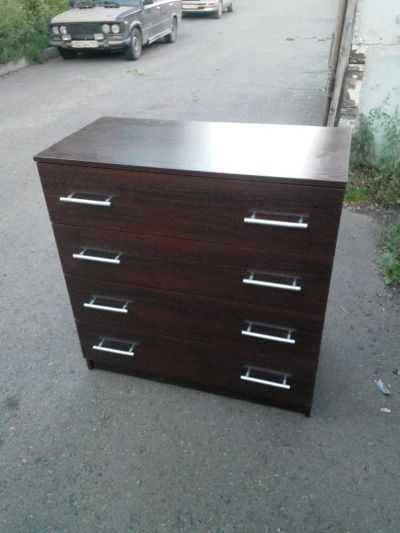Лот: 5003794. Фото: 1. комод на 4 ящика венге новый. Комоды