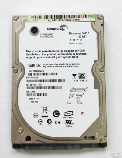 Лот: 18550175. Фото: 1. Жесткий диск SATA 2,5 Seagate... Жёсткие диски (HDD)