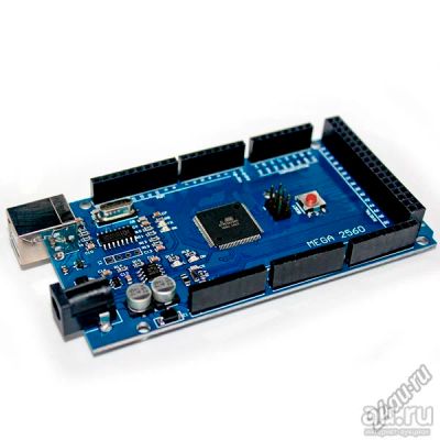 Лот: 9778586. Фото: 1. Arduino Mega 2560 (запечатанная... Микроконтроллеры
