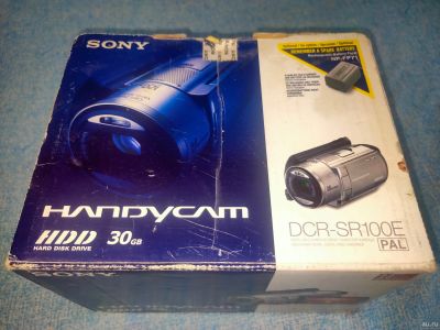 Лот: 17275654. Фото: 1. видеокамера SONY DCR-SR100E. Видеокамеры