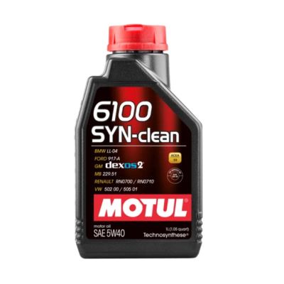 Лот: 16859868. Фото: 1. Motul 6100 SYN-CLEAN 5W-40 1л. Масла, жидкости