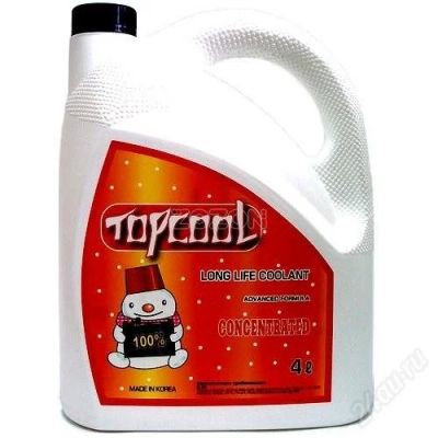 Лот: 2111464. Фото: 1. Антифриз LLC Top Cool -40* красный... Масла, жидкости