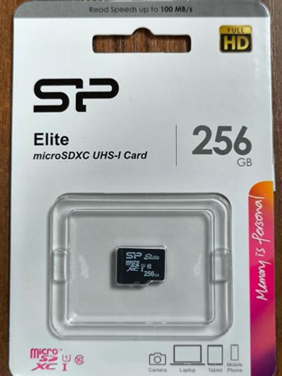 Лот: 25230299. Фото: 1. Карта памяти microSD XC 256 GB... Карты памяти