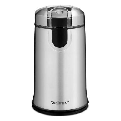 Лот: 25675292. Фото: 1. Кофемолка Zelmer ZCG7425 Silver. Чайники, кофемашины, кулеры