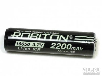 Лот: 15431881. Фото: 1. Аккумулятор Robiton 3.7v 2200mAh... Батарейки, аккумуляторы, элементы питания