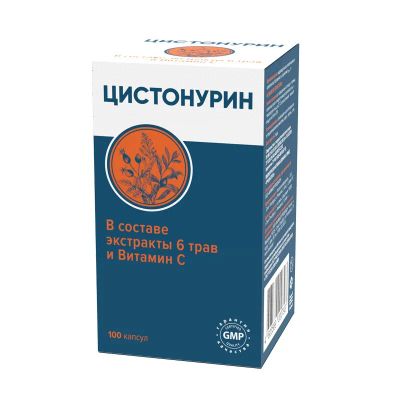 Лот: 23720181. Фото: 1. Цистонурин капсулы 100 шт. Лекарства