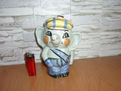 Лот: 12741741. Фото: 1. Банка для чая слонёнок фарфор. Контейнеры, банки