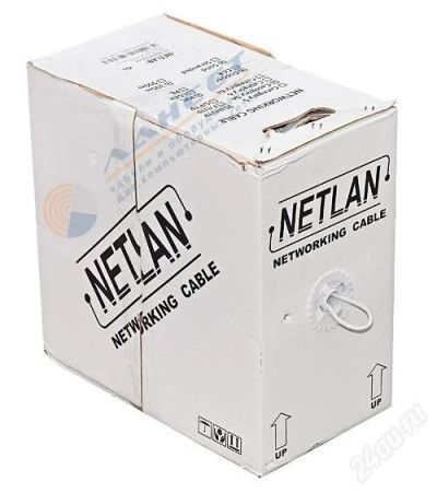 Лот: 2764238. Фото: 1. Кабель NETLAN UTP 4 пары, CCA... Другое (сетевые устройства)