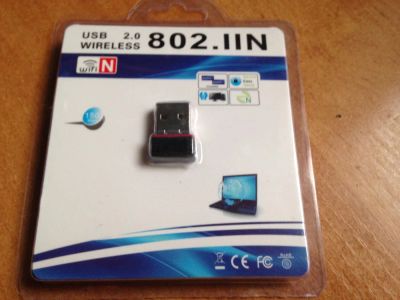 Лот: 7340911. Фото: 1. USB 2.0 WiFi мини адаптер 150mBit. WiFi, Bluetooth адаптеры