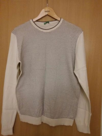 Лот: 8908890. Фото: 1. Кофта мужская Benetton. Свитеры, толстовки, худи