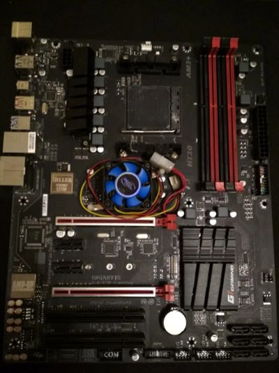 Лот: 12049467. Фото: 1. Материнская плата AMD AM3+ (Gigabyte... Материнские платы