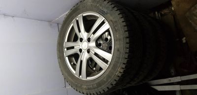 Лот: 14479002. Фото: 1. Комплект Шины+диски Hankook 2... Шины на дисках