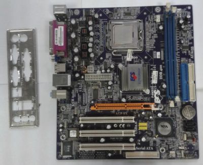Лот: 8291314. Фото: 1. Материнская плата Elitegroup P4M800-M7... Материнские платы