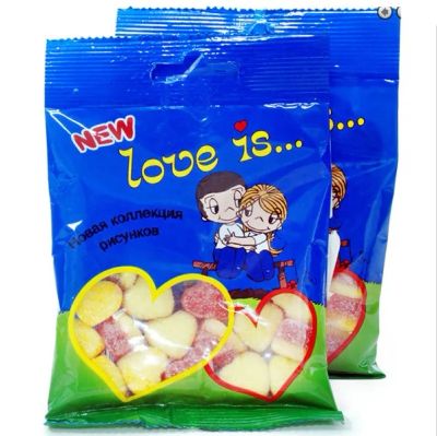 Лот: 5162276. Фото: 1. Мармелад Love is... вкус ароматной... Другое (кондитерские изделия, конфеты)
