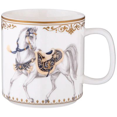 Лот: 25301746. Фото: 1. Кружка Lefard Horse Club 400мл... Кружки, стаканы, бокалы