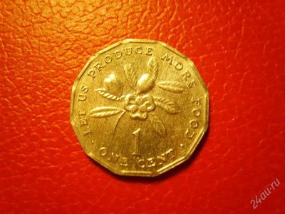 Лот: 1465338. Фото: 1. 1 цент 1991 год Ямайка Необычная... Америка