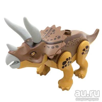 Лот: 12799479. Фото: 1. Цератопс коричневый — фигурка-конструктор... Конструкторы