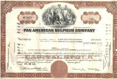 Лот: 755910. Фото: 1. США. Настоящая американская акция... Документы, ценные бумаги, письма