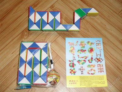 Лот: 2436231. Фото: 1. Головоломка Magic cube + Чупа-чупс... Головоломки