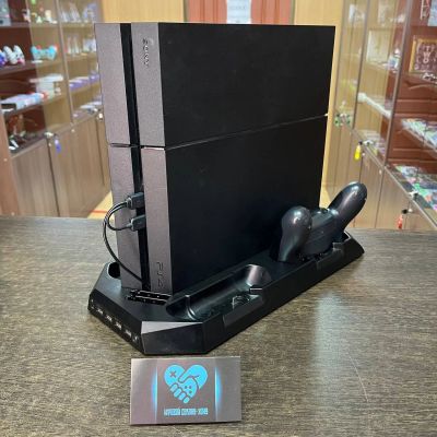 Лот: 20288656. Фото: 1. Подставка для PS4 Fat c охлаждением... Аксессуары для игровых приставок, консолей, геймпады