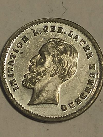 Лот: 25108350. Фото: 1. 1 лей 1894 г. Венгрия. Рестрайк. Европа