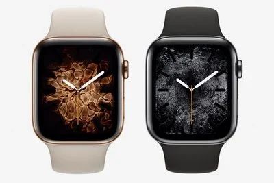 Лот: 13414234. Фото: 1. Apple Watch S4 44mm новый гарантия... Смарт-часы, фитнес-браслеты, аксессуары