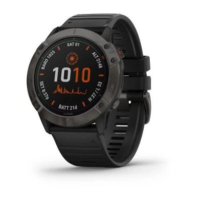 Лот: 15893015. Фото: 1. Garmin Fenix 6X Pro Solar титановый... Смарт-часы, фитнес-браслеты, аксессуары
