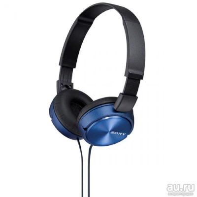 Лот: 15468075. Фото: 1. Наушники Sony MDR-ZX310 Blue... Наушники, гарнитуры