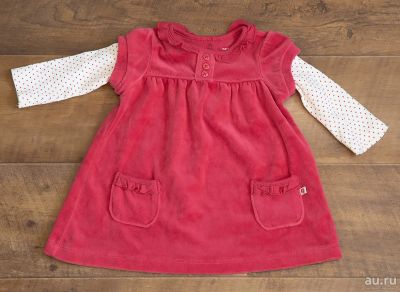 Лот: 9467401. Фото: 1. Платье велюровое carters (США... Платья, сарафаны