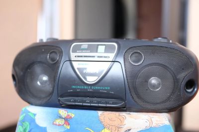 Лот: 12106678. Фото: 1. Аудиомагнитола Philips. Кассетные деки, магнитофоны
