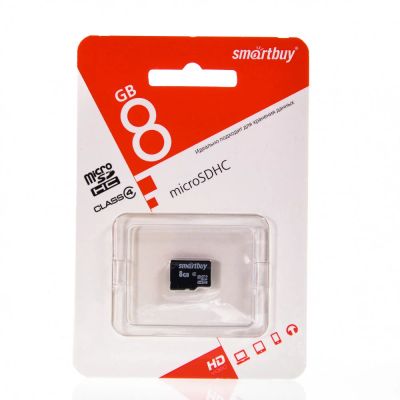 Лот: 16663644. Фото: 1. Карта памяти MicroSd 8Gb 4 Class... Карты памяти