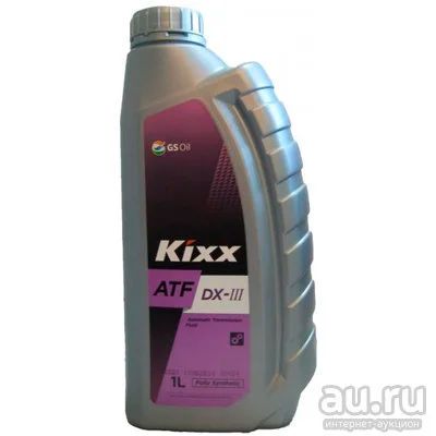 Лот: 13126556. Фото: 1. Масло Kixx ATF DX-III 1L (трансмиссионная... Масла, жидкости