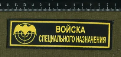 Лот: 25787467. Фото: 1. шевроны, нагрудный войска специального... Нашивки, шевроны, погоны