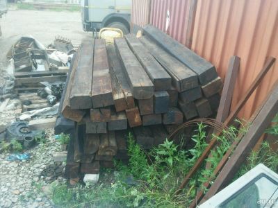 Лот: 9935503. Фото: 1. Шпала. Древесина, пиломатериал