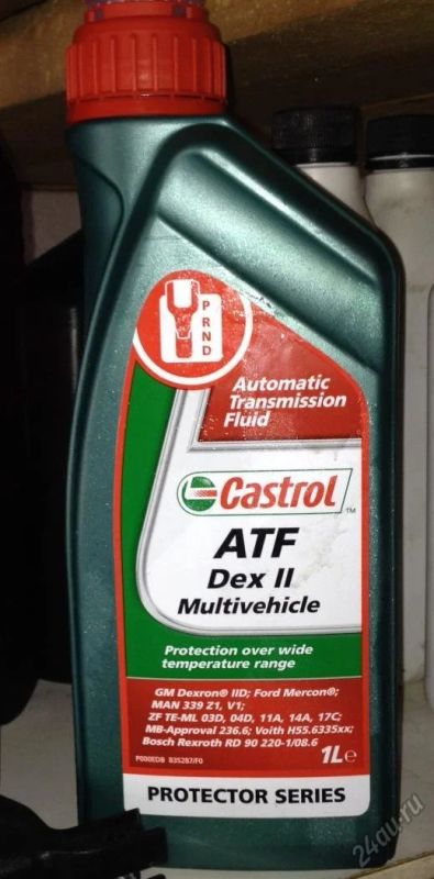 Лот: 6995373. Фото: 1. Масло Castrol ATF dex 2 multivehicle. Масла, жидкости