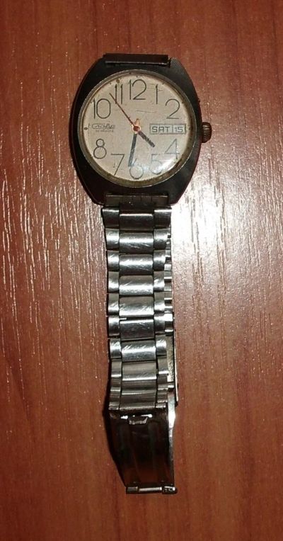 Лот: 19632081. Фото: 1. Часы наручные мужские Слава СССР... Оригинальные наручные часы