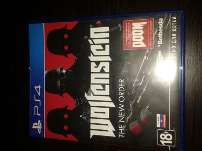 Лот: 4735411. Фото: 1. диск для ps4 wolfenstein. Игры для консолей