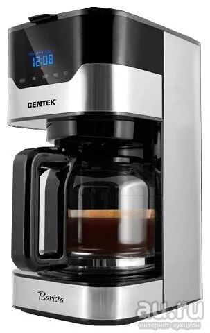 Лот: 13706919. Фото: 1. Кофеварка CENTEK CT-1145 черная. Чайники, кофемашины, кулеры