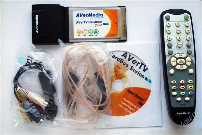 Лот: 1202626. Фото: 1. AVerMedia AVerTV Cardbus Plus... ТВ-тюнеры и карты захвата