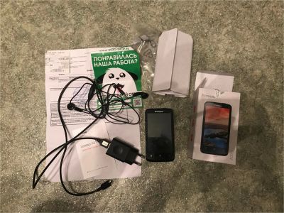 Лот: 8932811. Фото: 1. Продам Lenovo A316i Полный комплект... Смартфоны