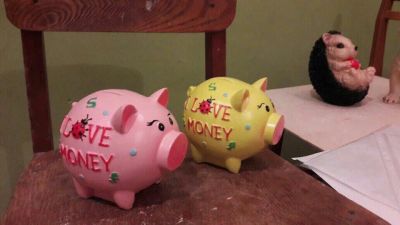 Лот: 9439259. Фото: 1. Копилка Свинка Love Money. Копилки