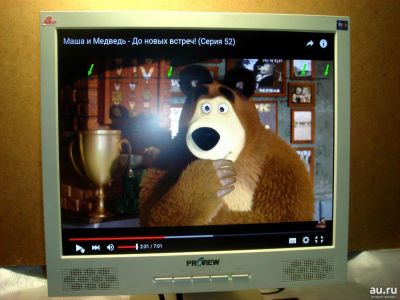 Лот: 7190963. Фото: 1. ЖК монитор 17" Proview MA782KC. ЖК-мониторы