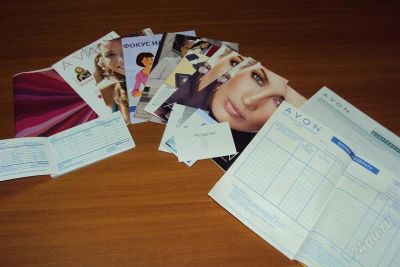 Лот: 760078. Фото: 1. Набор для работы сотрудника AVON. Материалы и сырьё