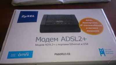 Лот: 5644965. Фото: 1. ADSL2+ модем ZyXEL Prestige P-660RU3... Проводные модемы