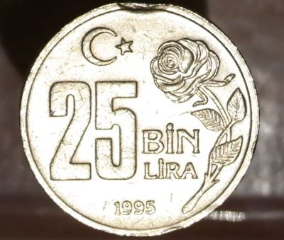 Лот: 7794332. Фото: 1. Экзотика с рубля (1689) Турция. Остальные страны